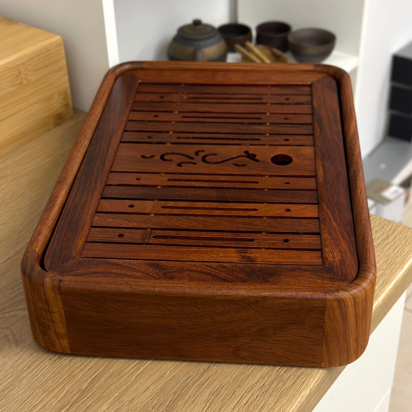 Tea Tray Hua Li Rosewood, 36x24cm