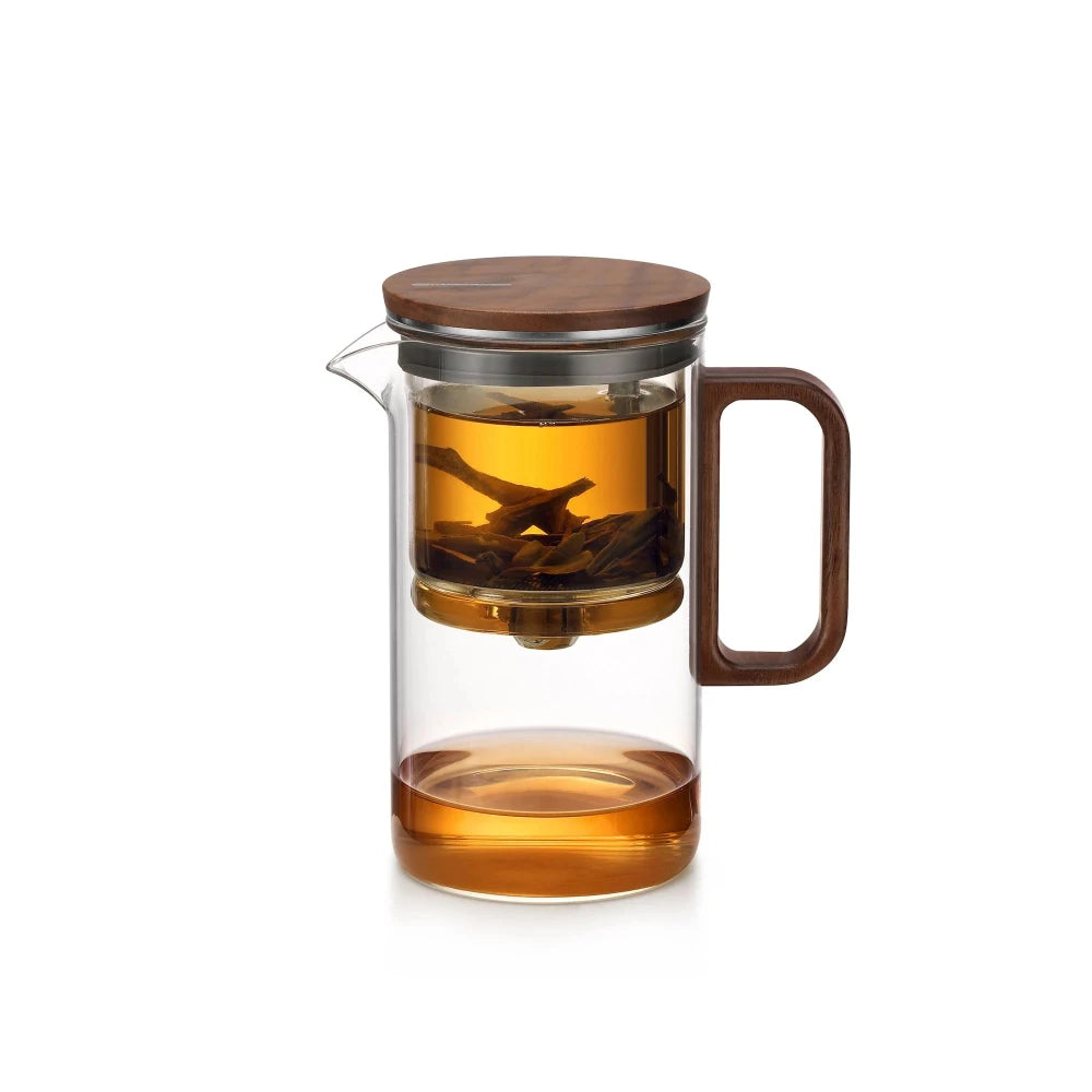 Gong-fu teapot Bonston BP-13, glass chamber, 500ml
