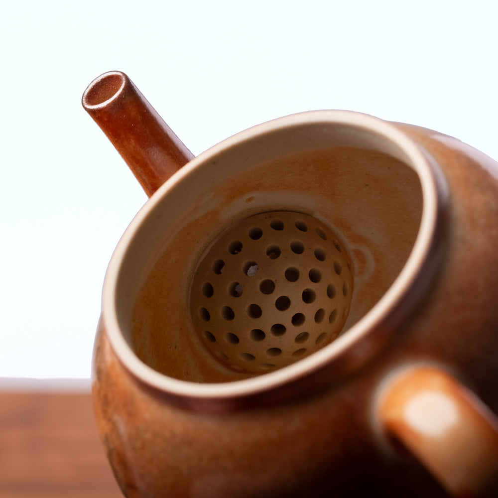 Dancing Cat Ceramic Teapot, 110 ml