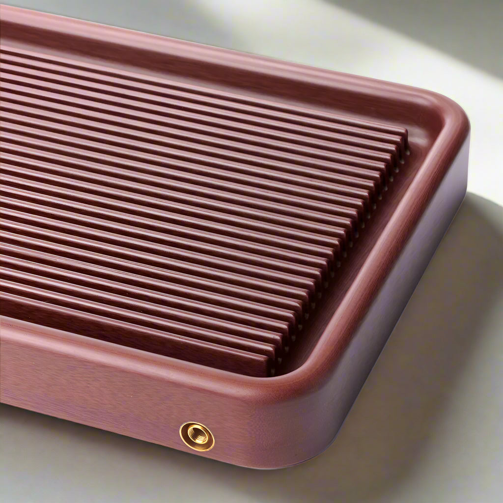 Tea Tray Bakelite, red, 50x30x6 cm