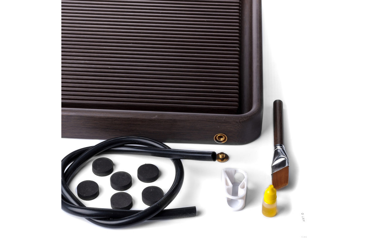 Tea tray Bakelite, dark brown 70x40x6cm