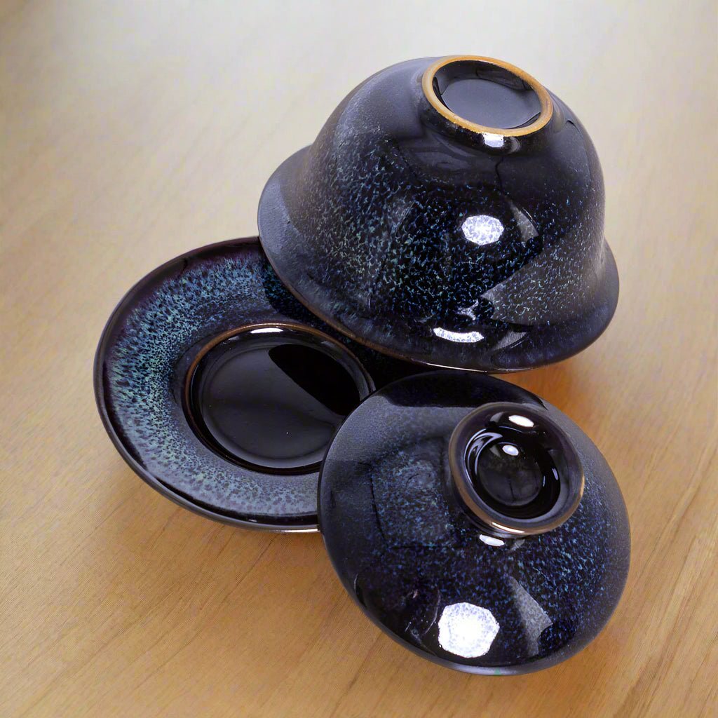 Gaiwan "Cosmos," Glazed clay, 130ml