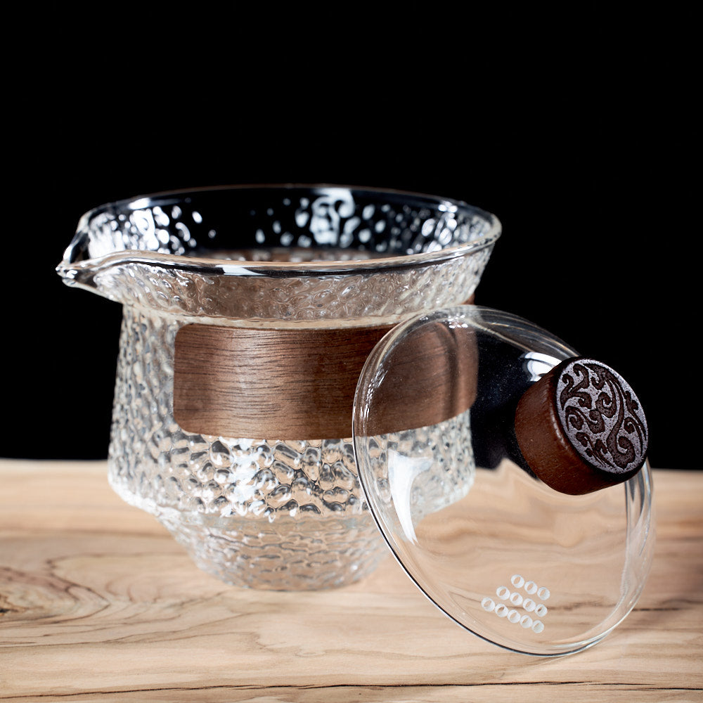 Gaiwan (Shiboridashi) with wooden rim, 245 ml