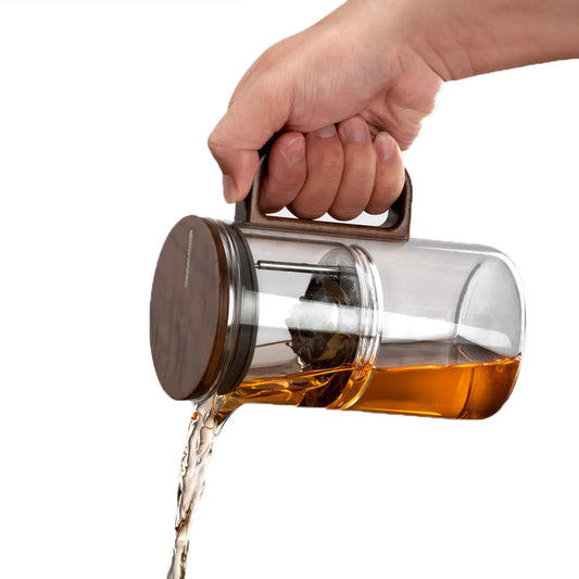 Gong-fu teapot Bonston BP-13, glass chamber, 500ml