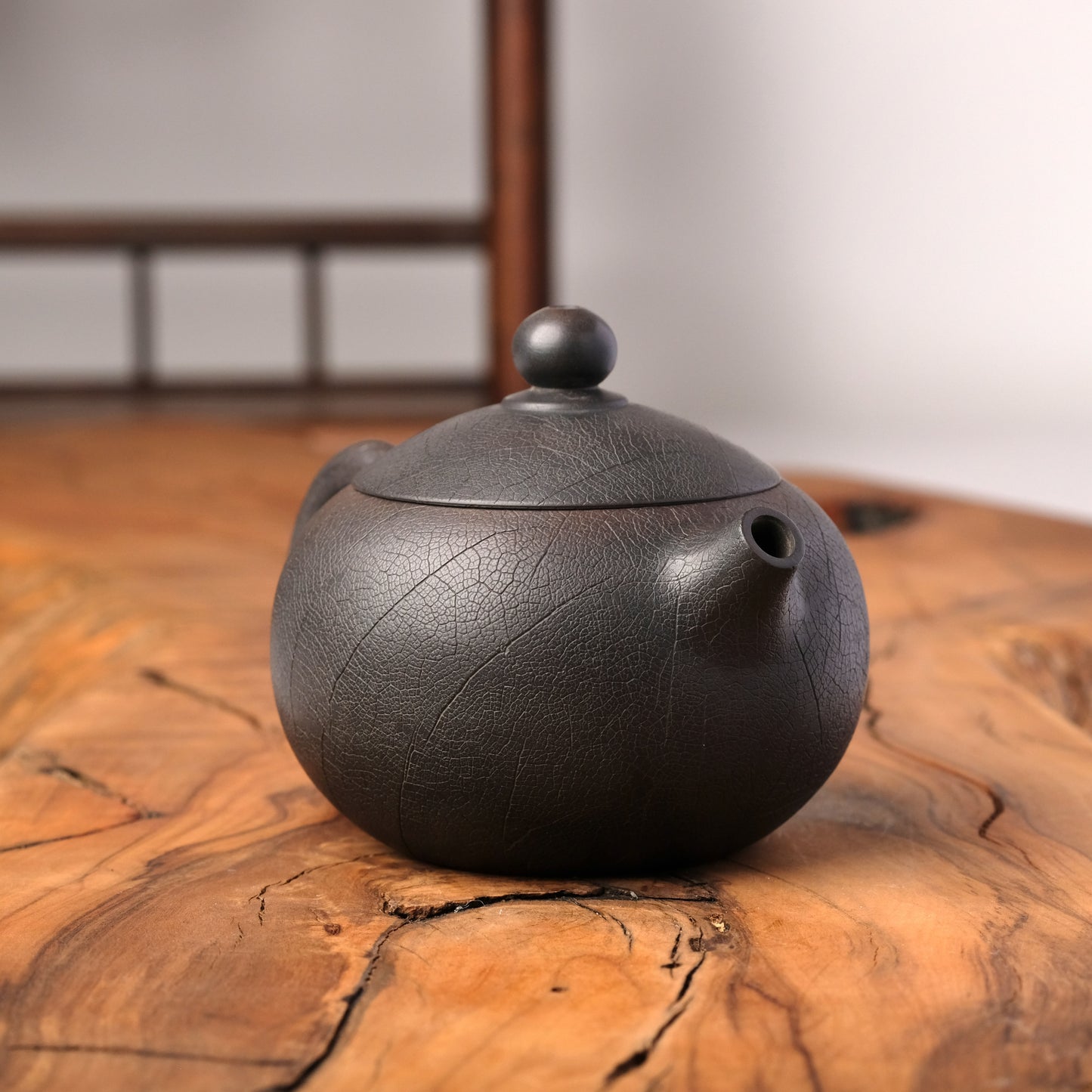 Jian Shui Xi Shi Dark Leaf Teapot J29, 140 ml