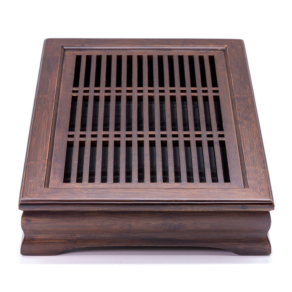 Tea tray StoneLeaf #63, bamboo, dark 37*26*7 cm