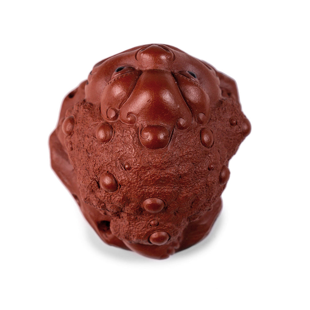 Toad on a stone Tea pet, 5cm