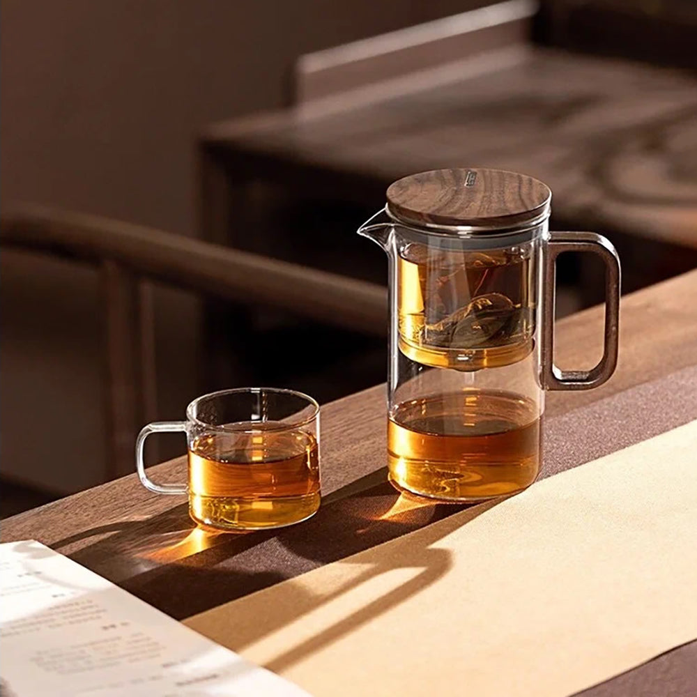 Gong-fu teapot Bonston BP-13, glass chamber, 500ml