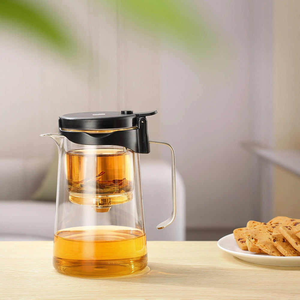 Gong-fu teapot Bonston BP-08, glass chamber, 750ml
