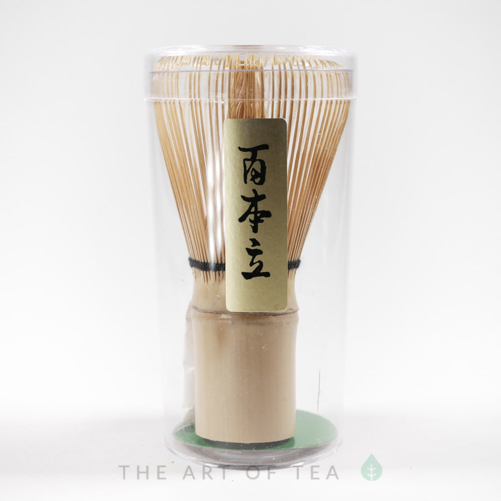 Matcha Whisk, white bamboo