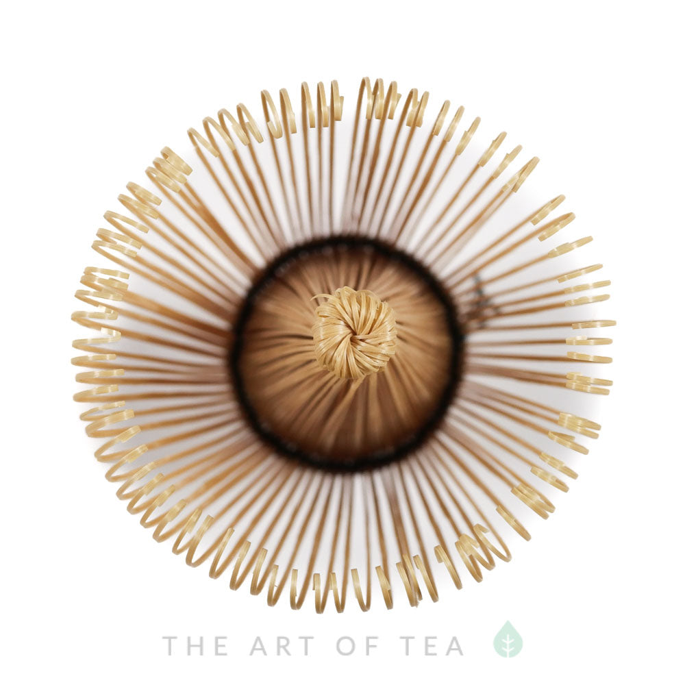 Matcha Whisk, white bamboo