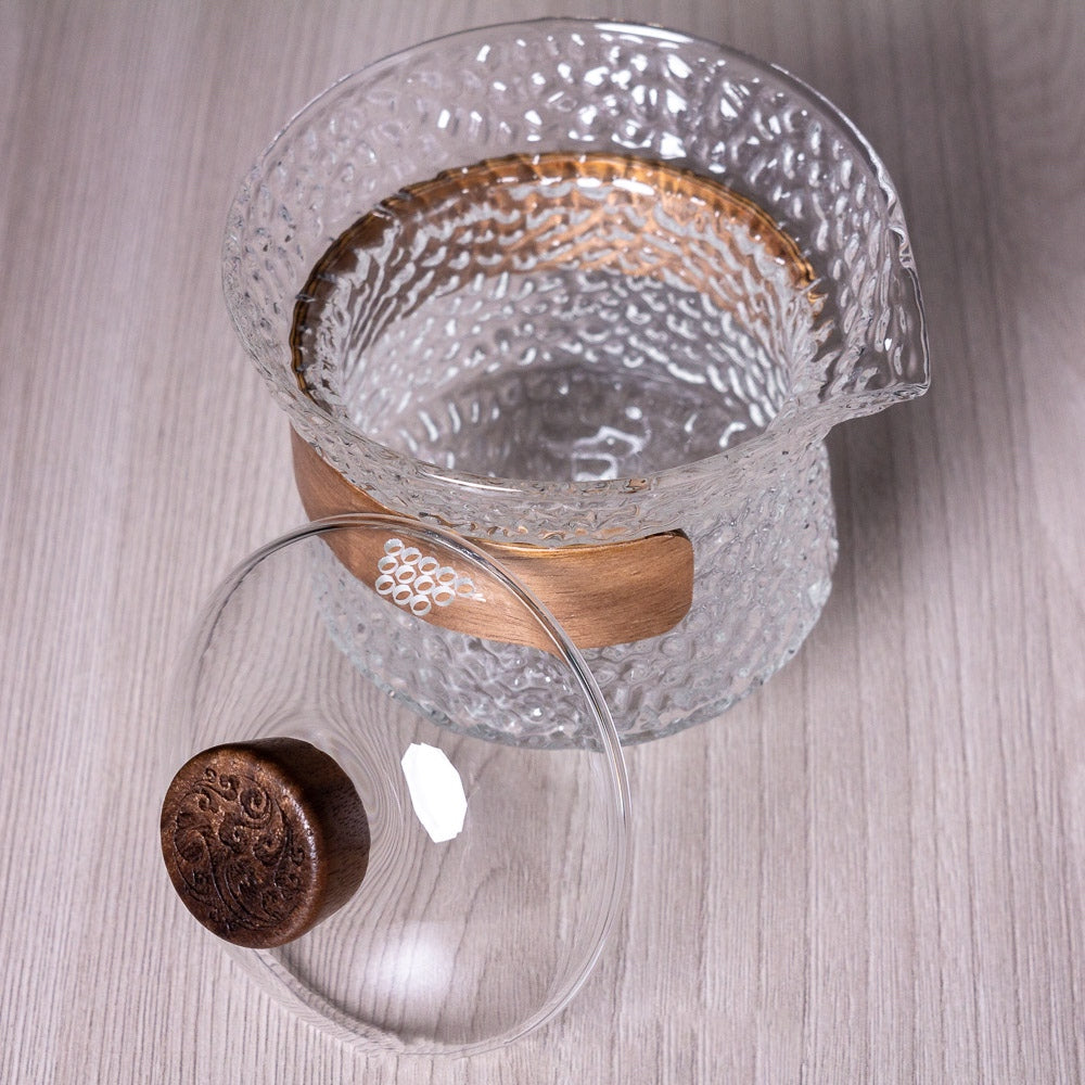 Gaiwan (Shiboridashi) with wooden rim, 245 ml