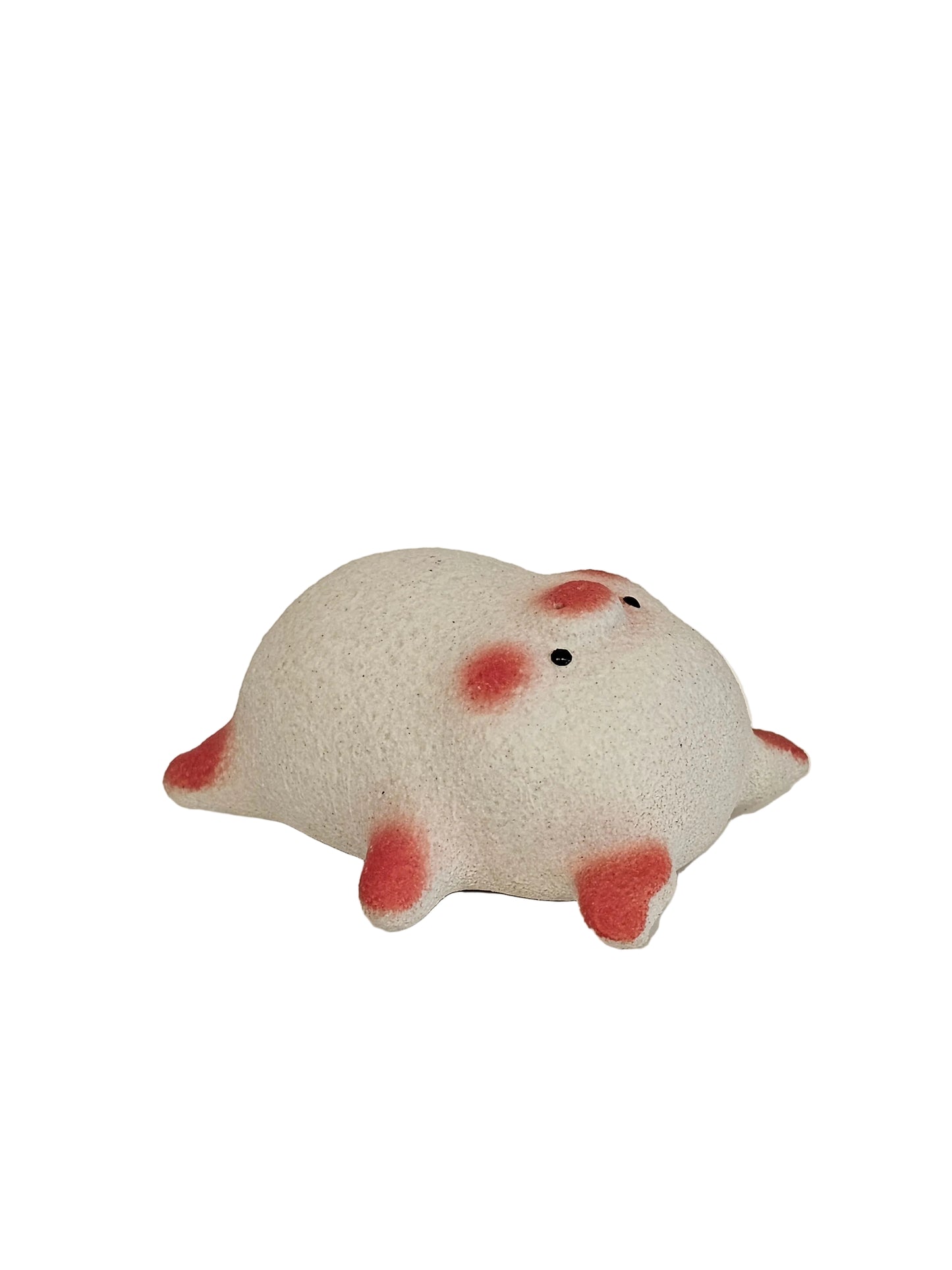 Cute pig White, Tea Pet