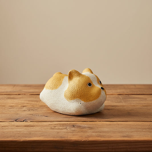 Playful dog, Tea Pet
