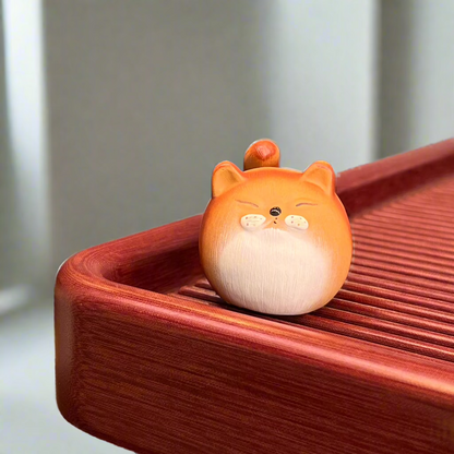 Jinger Cyprus Cat Tea pet #1228