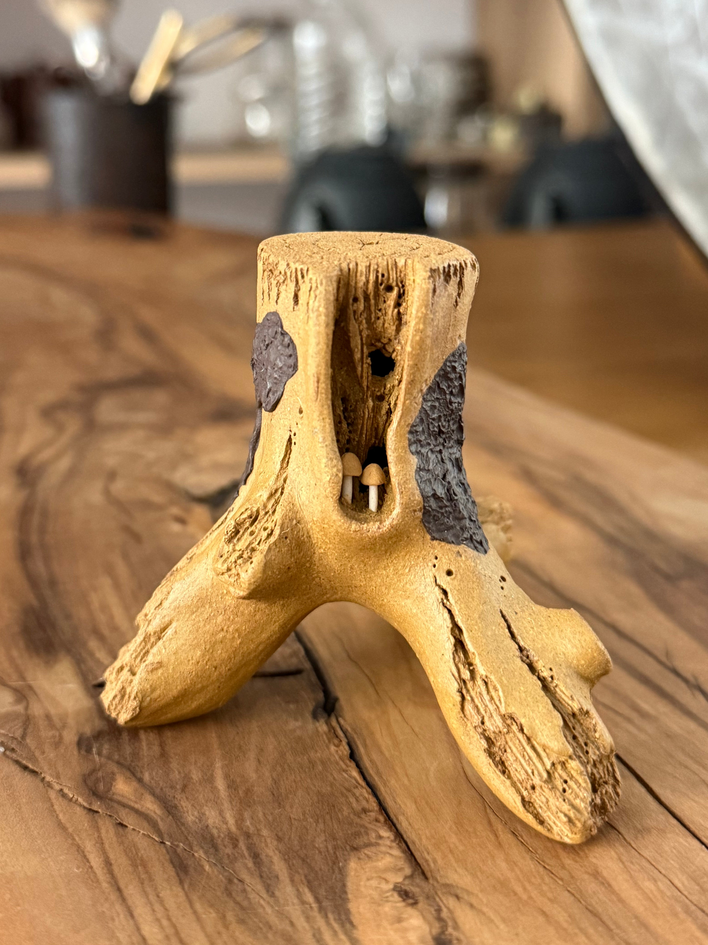 Tree with Mushrooms Tea Pet