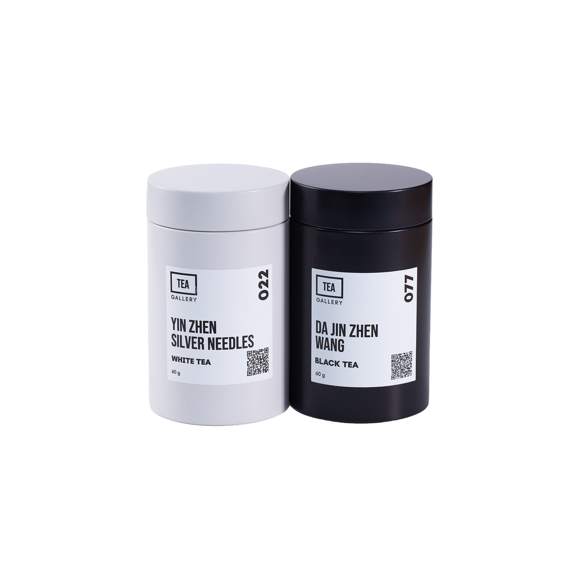 Black and White Tea Set, Pure Buds 2x60g (tin)