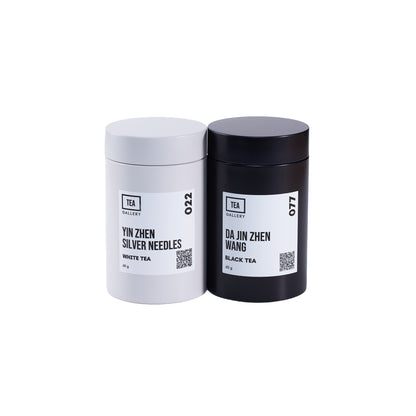 Black and White Tea Set, Pure Buds 2x60g (tin)