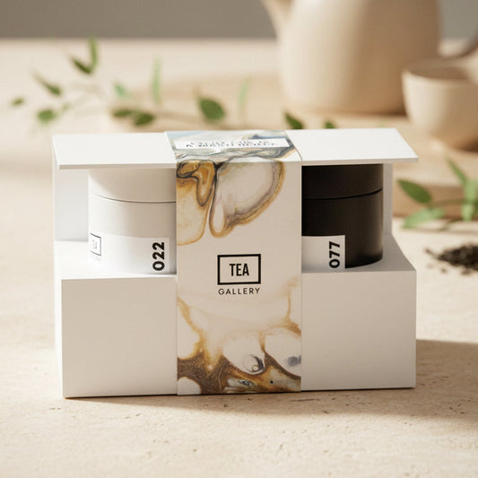 Black and White Tea Set, Pure Buds 2x60g (tin)