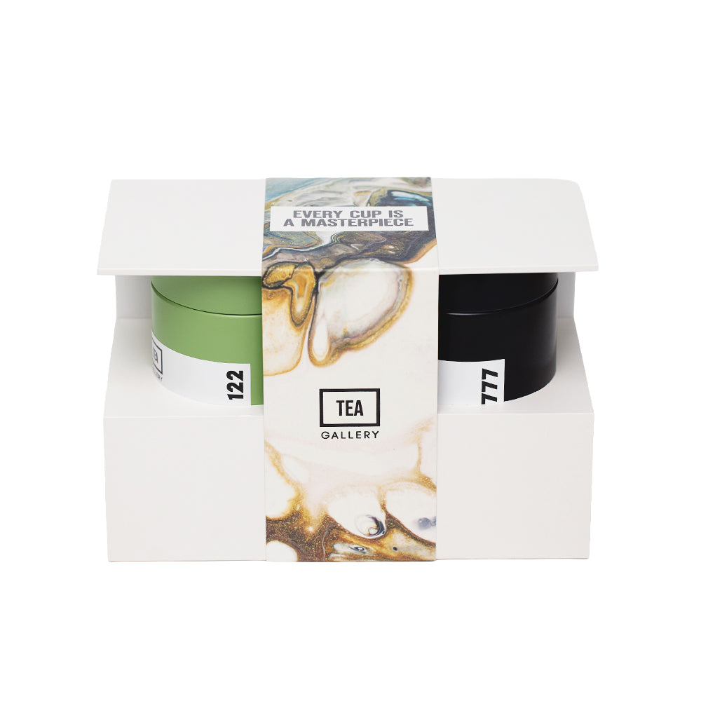 Black and Green Tea Set, Mao Feng 60+75 g (tin)