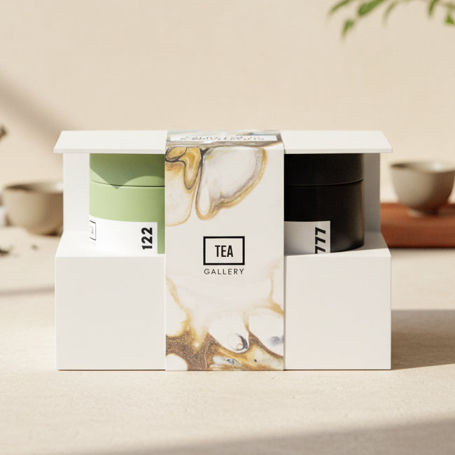 Black and Green Tea Set, Mao Feng 60+75 g (tin)