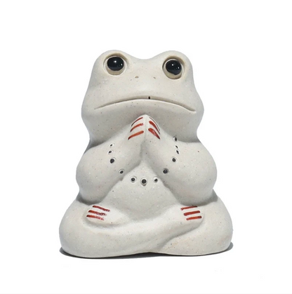 White Frog Tea Pet, 5,5 cm