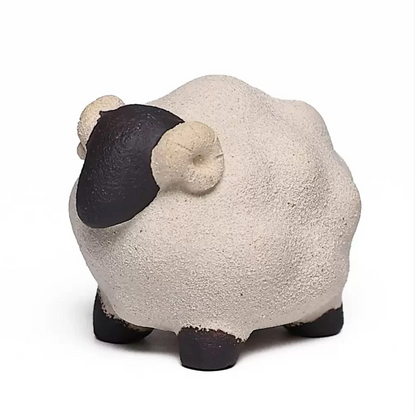 White Sheep Tea Pet, 6 cm