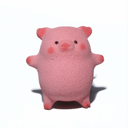 Chilling Pig Tea Pet, pink 5,5 cm