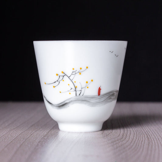 Cups Set "The way", porcelain, 65ml, 4pcs