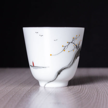 Cups Set "The way", porcelain, 65ml, 4pcs