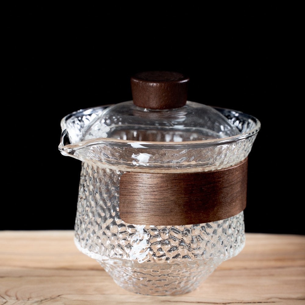 Gaiwan (Shiboridashi) with wooden rim, 245 ml