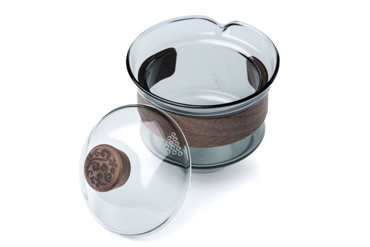 Gaiwan-Teapot Night with Wooden Rim, 245 ml