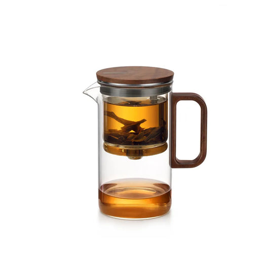 Gong-fu teapot Bonston BP-13, glass chamber, 500ml