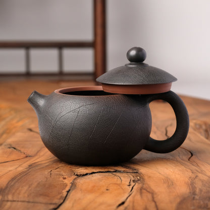 Jian Shui Xi Shi Dark Leaf Teapot J29, 140 ml