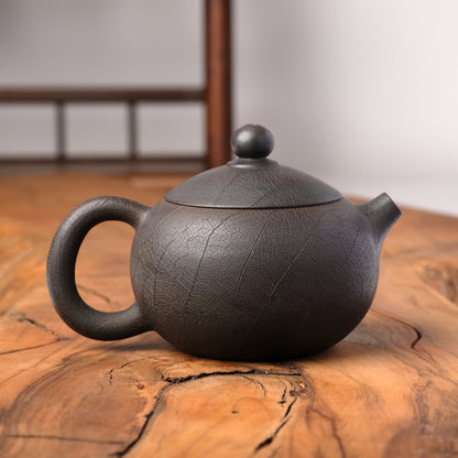 Jian Shui Xi Shi Dark Leaf Teapot J29, 140 ml