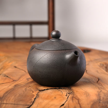 Jian Shui Xi Shi Dark Leaf Teapot J29, 140 ml