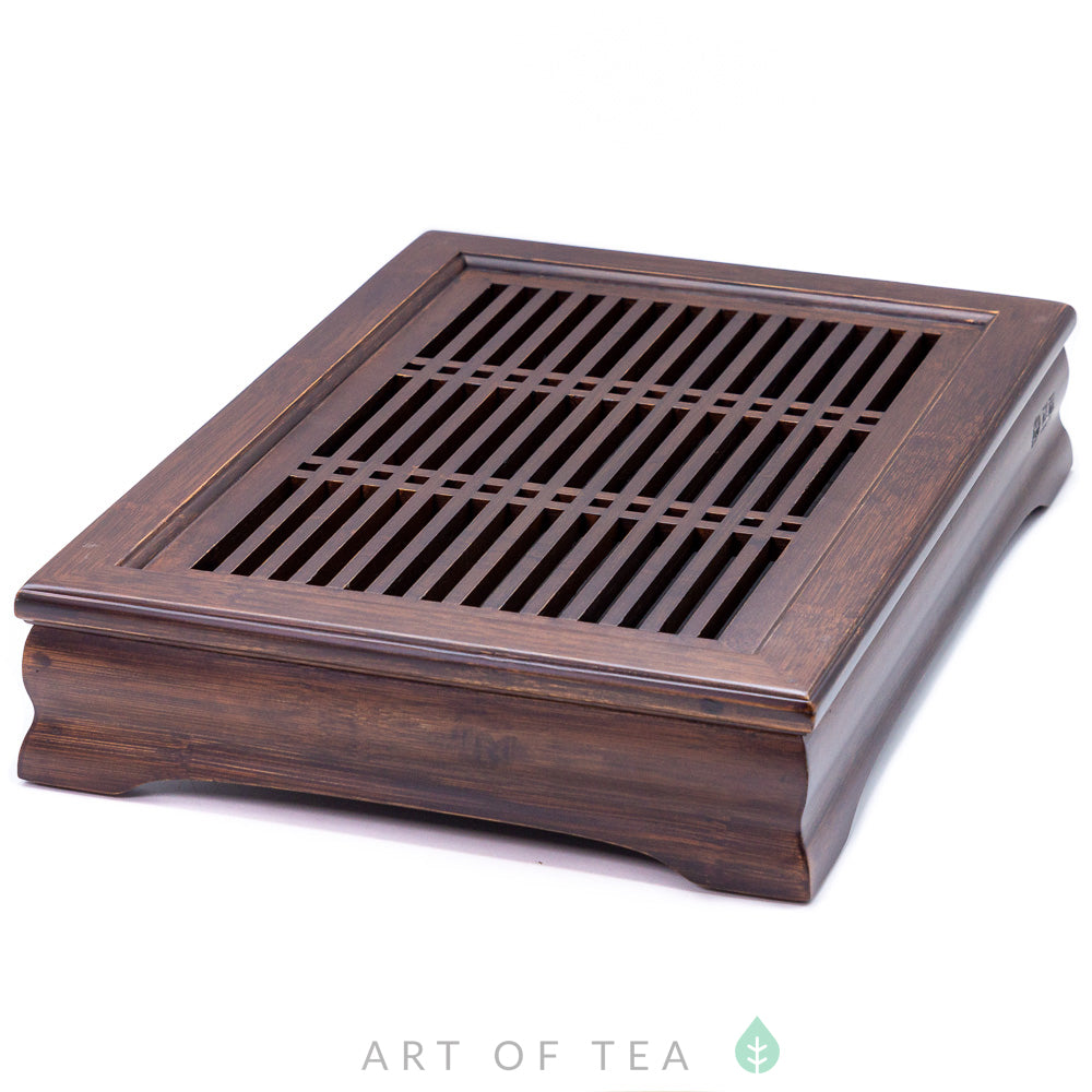 Cha Ban (tea tray) StoneLeaf #63, bamboo, dark 37*26*7 cm