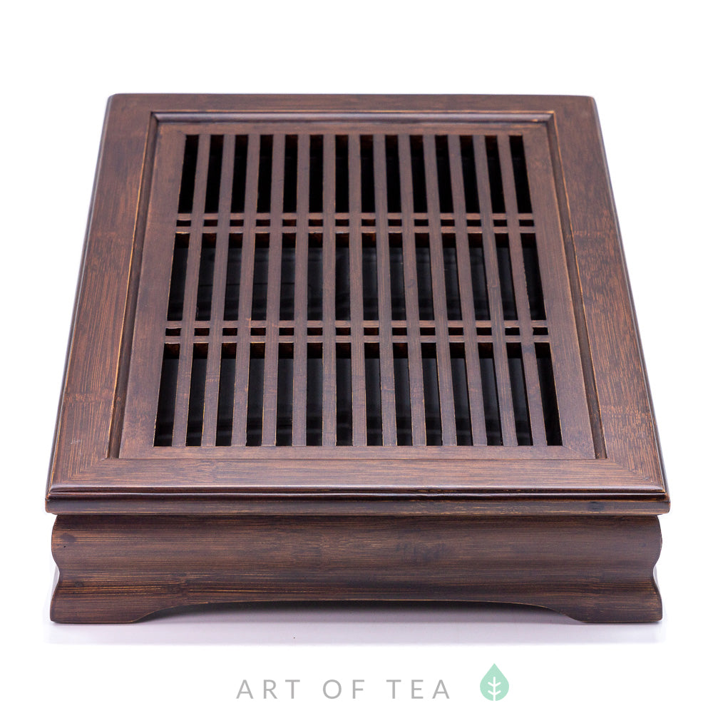 Cha Ban (tea tray) StoneLeaf #63, bamboo, dark 37*26*7 cm