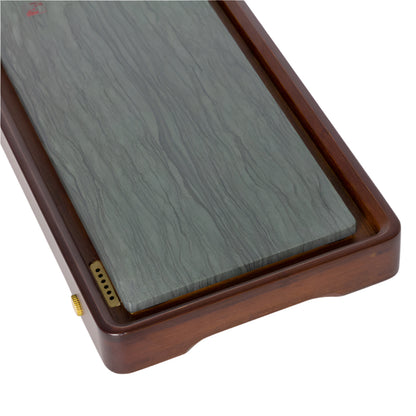 Chaban StoneLeaf #84, wood and stone,, 42x20cm