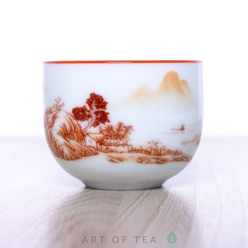 Tea Cup "Monastery Suburb," porcelain, 65 ml