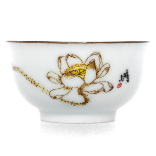 Tea Cup "Lotus", porcelain, 40 ml