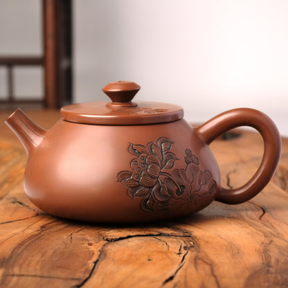 Jian Shui Shi Piao Flowers Teapot J32, 220 ml
