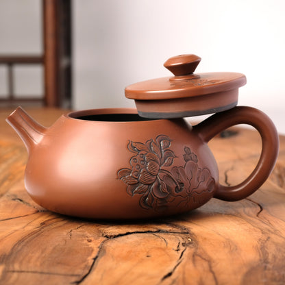 Jian Shui Shi Piao Flowers Teapot J32, 220 ml