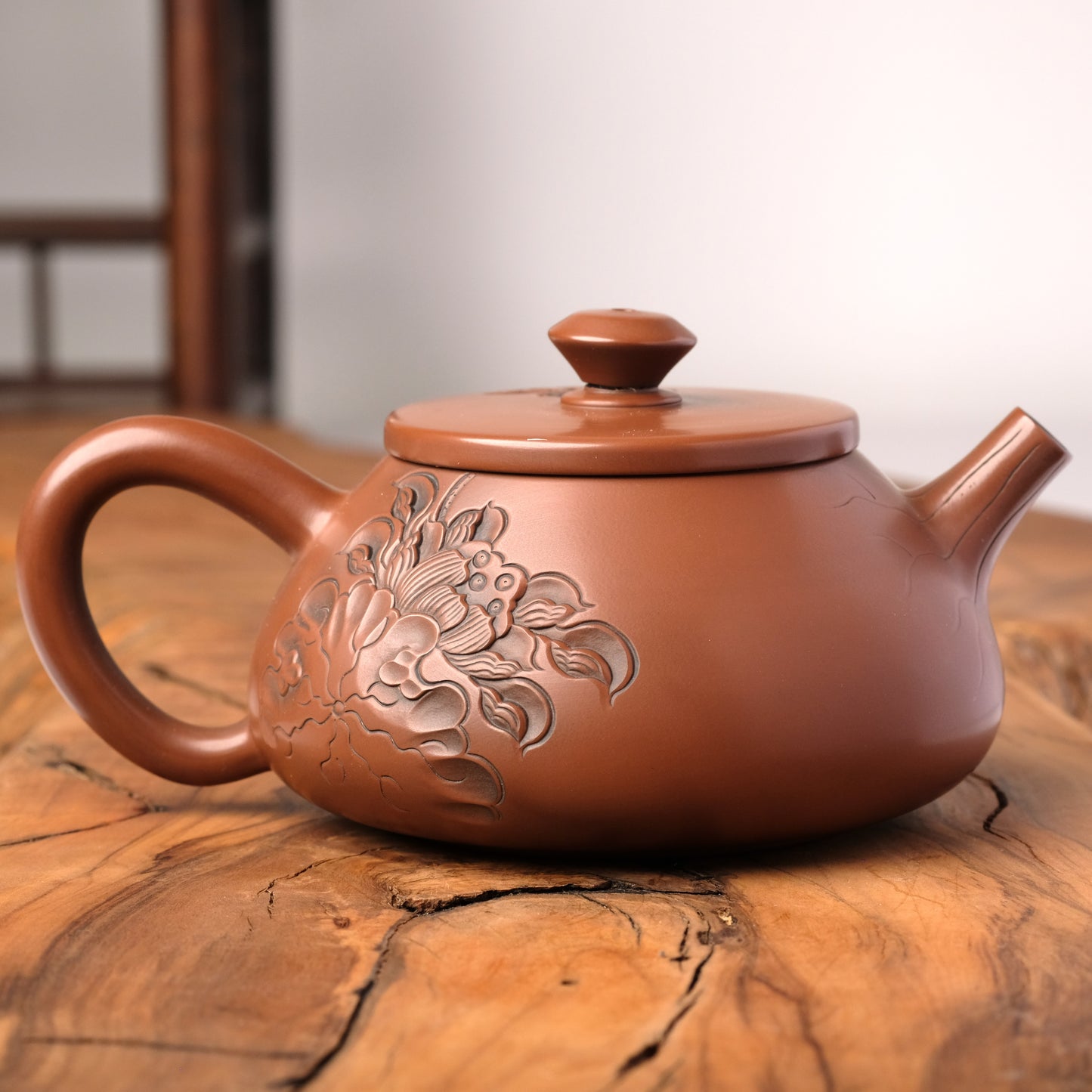 Jian Shui Shi Piao Flowers Teapot J32, 220 ml