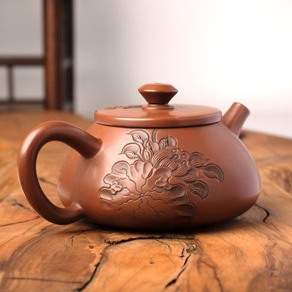 Jian Shui Shi Piao Flowers Teapot J32, 220 ml