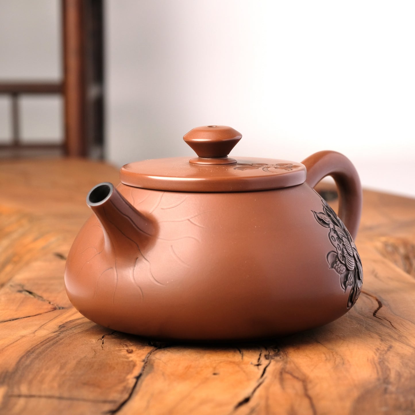 Jian Shui Shi Piao Flowers Teapot J32, 220 ml