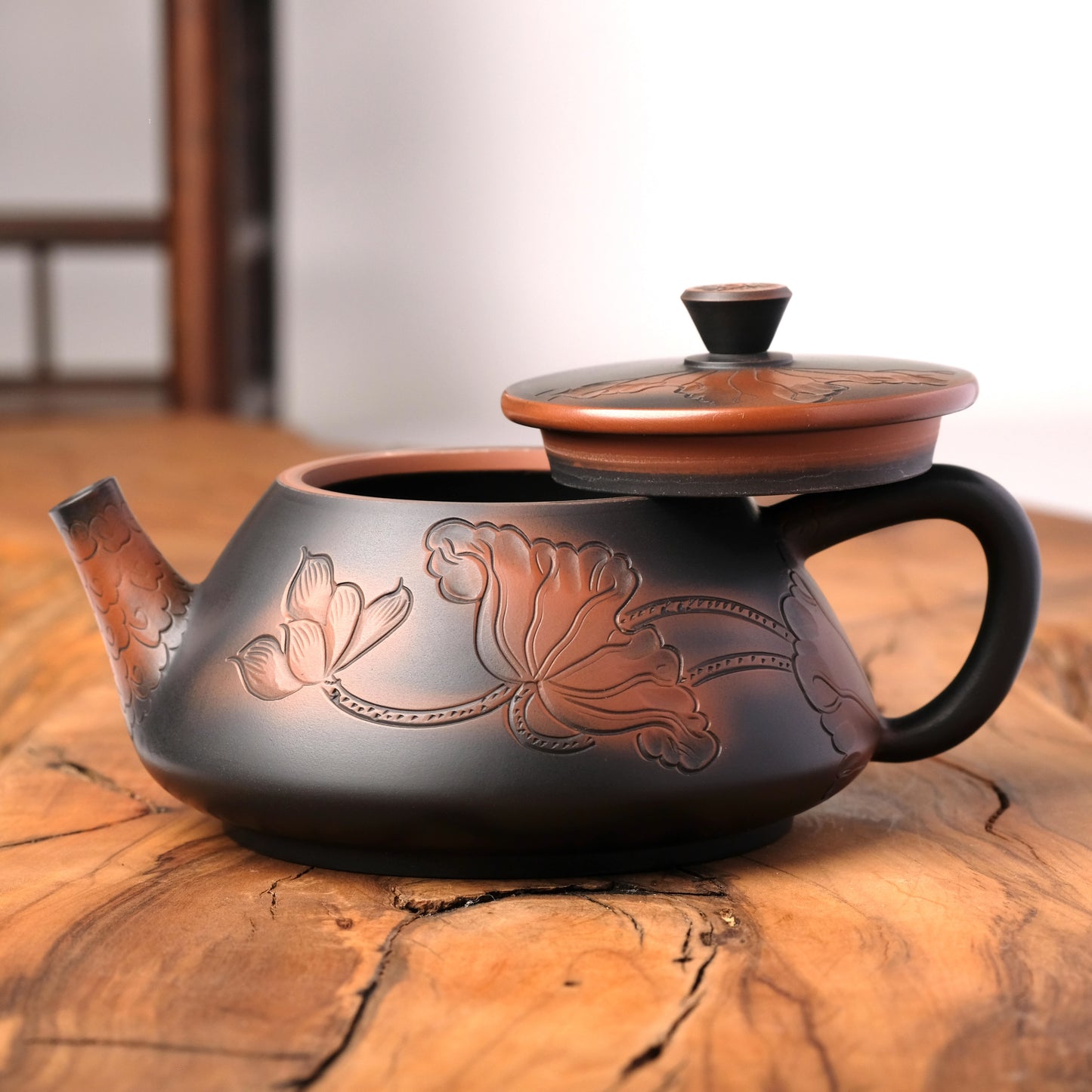 Jian Shui Shi Piao Flower Teapot J34, 180 ml