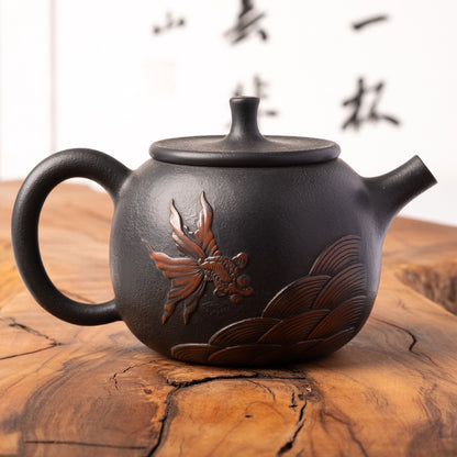 Jian Shi Piao Fish Teapot J26, 200 ml