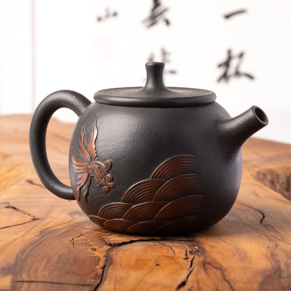 Jian Shi Piao Fish Teapot J26, 200 ml