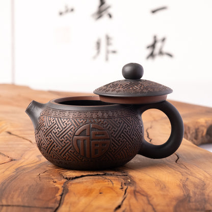 Jian Shui Xi Shi Hieroglyph Teapot J13, 120 ml